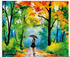 Art-Land Herbstlicher Spaziergang im Park 100x100cm (496-00154C-258)