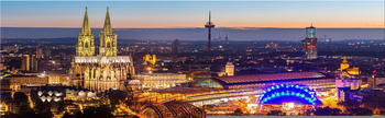 artissimo Köln Skyline 80x30cm