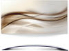Artland Wandbild »Braune abstrakte Welle«, Muster, (1 St.), 3D Optik gebogen