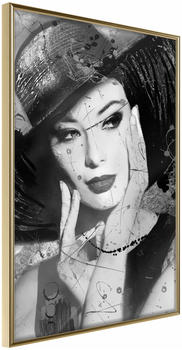 Artgeist Extraordinary Beauty 20x30cm goldener Rahmen