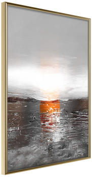 Artgeist Paint Texture 20x30cm goldener Rahmen
