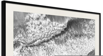 Artgeist Power of the Sea 30x20cm schwarzer Rahmen mit Passepartout