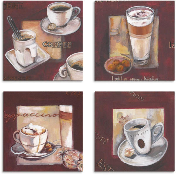Art-Land Kaffee I, -II, -III, -IV 20x20cm (86039724-0)