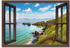 Art-Land Küstenweg in Nordirland durchs Fenster 100x70cm (99520856-0)