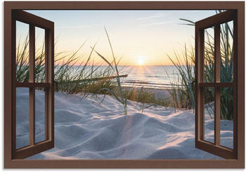 Art-Land Ostseestrand durchs Fenster 100x70cm (29059146-0)