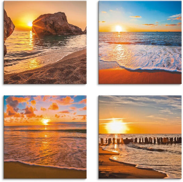 Art-Land Sonnenuntergänge am Strand & Meer 20x20cm (85118258-0)