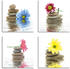Art-Land Zen Therapie-Steine mit Blumen 20x20cm (56227865-0)