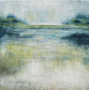 imageLAND Abstrakt Blau und Grün 100x100cm (102464)
