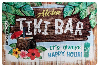 Nostalgic Art Blechschild Tiki Bar (20x30cm)
