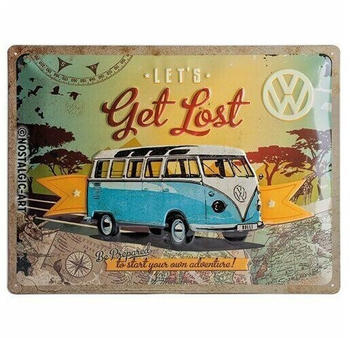 Nostalgic Art Blechschild VW Bulli - Get Lost (30x40cm)