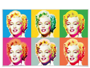 Wizard+Genius Marilyn Monroe Retro Portrait 175x115cm