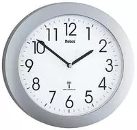 Mebus 52451 Funk Wanduhr 25 Cm X 40 Mm Silber