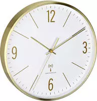 TFA Dostmann 60.3534.53 Funk Wanduhr 300 mm x 45 mm x 300 mm Gold (60.3534.53)