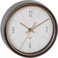 TFA Dostmann 60.3547.10 Funk Wanduhr 22.3 cm x 7 cm Grau, Kupfer (60.3547.10)