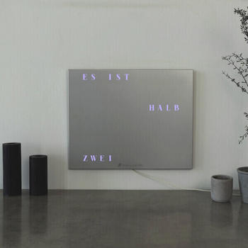 build-yours WordClock Jupiter grau