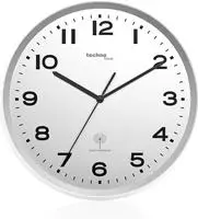 Techno Line WT 8500-2silber Funk Wanduhr 30cm x 41mm Silber