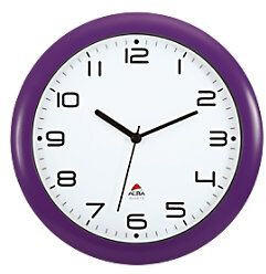 Alba Wall Clock Hornew violet