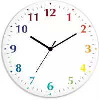 Artland Wanduhr "Trendfarben" wahlweise mit Quarz- oder Funkuhrwerk, lautlos ohne