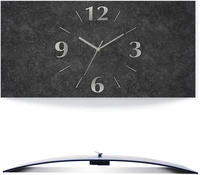 Artland Wanduhr "Granit-Gestein-Anthrazit" wahlweise mit Quarz- oder Funkuhrwerk,