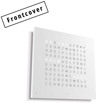 Qlocktwo Earth Earth 45 Frontcover Steel Series White Pepper