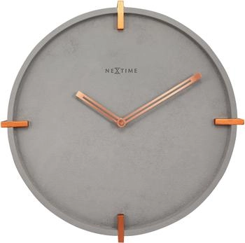 Nextime Mohawk Wanduhr Grau/Rosé (3515)