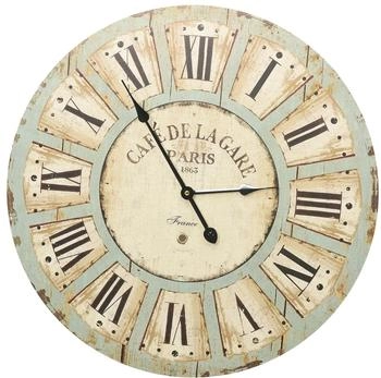 vidaXL Wanduhr Mehrfarbig 60 cm MDF (325183)