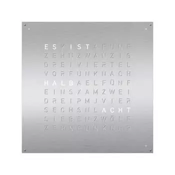 Qlocktwo Large edelstahl LG4DESS
