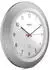 Mebus Radio wall clock 30 cm silver (19448)