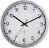 Eurotime Radio wall clock 30 cm silver (56831-07)