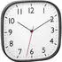 TFA Dostmann Quarz Wanduhr 27,9 cm schwarz (60.3076.01)
