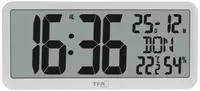 TFA 60.4525.02 wei&szlig; Digitale Funkuhr mit Raumklima (60.4525.02)
