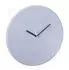 Relaxdays Wanduhr analog, ohne Zahlen, grau, Kunststoff/Metall, 30,5cm