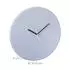 Relaxdays Wanduhr analog, ohne Zahlen, grau, Kunststoff/Metall, 30,5cm