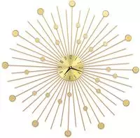 vidaXL Wanduhr Metall 70 cm Golden
