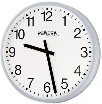Peweta Funk-Wanduhr &oslash; 42cm, Batteriebetrieb, arabische Zahlen (51.350.411)