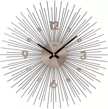 AMS 9610 Wanduhr modern, Quarzwerk (9610)