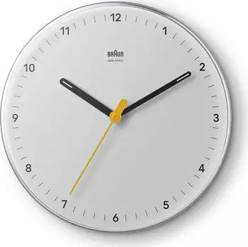 Braun BC26W-DCF Funk-Wanduhr klassisch, Ø 23cm, schwarz (BC26W-DCF)