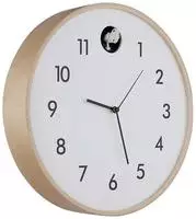 GLOBO LIGHTING Dekolicht "CLOCKY" LED-Modul 1 Stk. Uhr, Holz, Zeiger und...