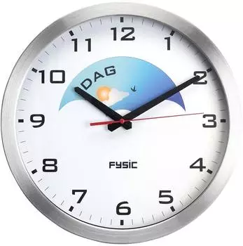 Fysic FK150 Demenzuhr analog, Wanduhr, Tag-/Nacht-Anzeige (FK150)