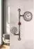Gilde Wanduhr Abola Silberfarben 60 cm x 42 cm