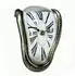 Relaxdays Wanduhr ABS Polystyrol Bronze Surreal Batteriebetrieben