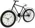 Atmosphera Fahrrad-Tischuhr Metall schwarz, H18cm
