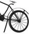 Atmosphera Fahrrad-Tischuhr Metall schwarz, H18cm