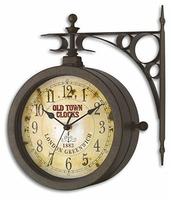 TFA Quarz Wanduhr 603011 205 mm x 290 mm x 295 mm x 90 mm Antik, Schwarz (603011)