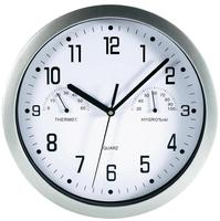 06992 Quarz Wanduhr 25.5 Cm Silber - Mebus