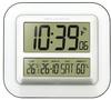 Technoline Wanduhr WS 8006 Funkuhr, 28,8 x 24,5 cm, Wecker, Thermometer, Datum