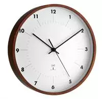 98.1097 Funk Wanduhr 25.5 Cm X 5 Cm Holz - Tfa Dostmann