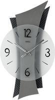 AMS Wanduhr "9400" Quarz,Holz,Metall,Wohnzimmer,Esszimmer,Made in...
