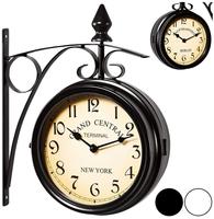 Monzana Wanduhr Vintage Quarzuhrwerke Mit Beidseitigem Ziffernblatt...