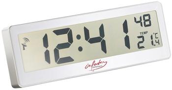 infactory Kompakte Funkuhr mit riesigem XXL LCD-Display